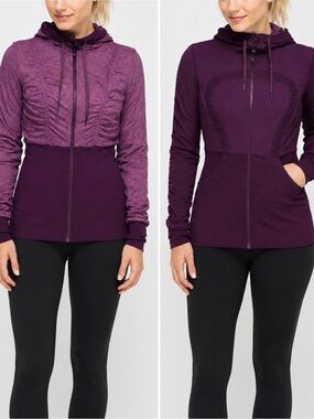 LULULEMON Reversible Dance Studio‎ Jacket in Plum W4C09S